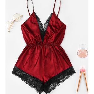 New Arrival!!! Womens Sexy Lingerie Bodysuit Red